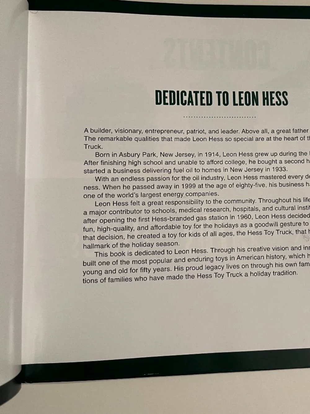 Hess 50 Years of Hess Toy Trucks Hardcover Book 50th Anniversary Collector Guide